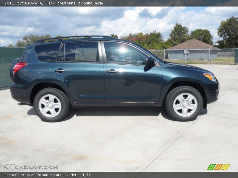 Black Forest Metallic / Sand Beige 2011 Toyota RAV4 I4