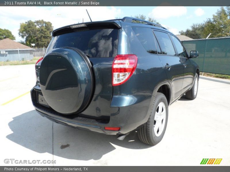 Black Forest Metallic / Sand Beige 2011 Toyota RAV4 I4