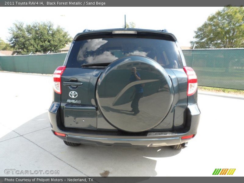 Black Forest Metallic / Sand Beige 2011 Toyota RAV4 I4