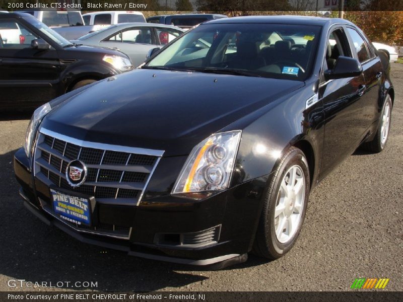 Black Raven / Ebony 2008 Cadillac CTS Sedan