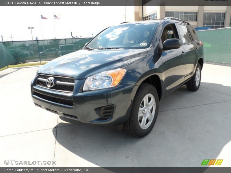 Black Forest Metallic / Sand Beige 2011 Toyota RAV4 I4