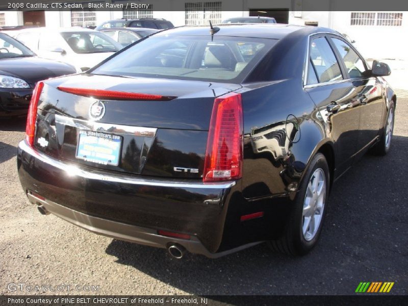 Black Raven / Ebony 2008 Cadillac CTS Sedan