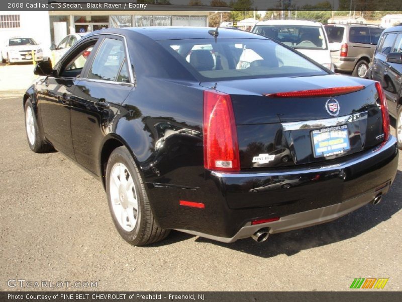 Black Raven / Ebony 2008 Cadillac CTS Sedan