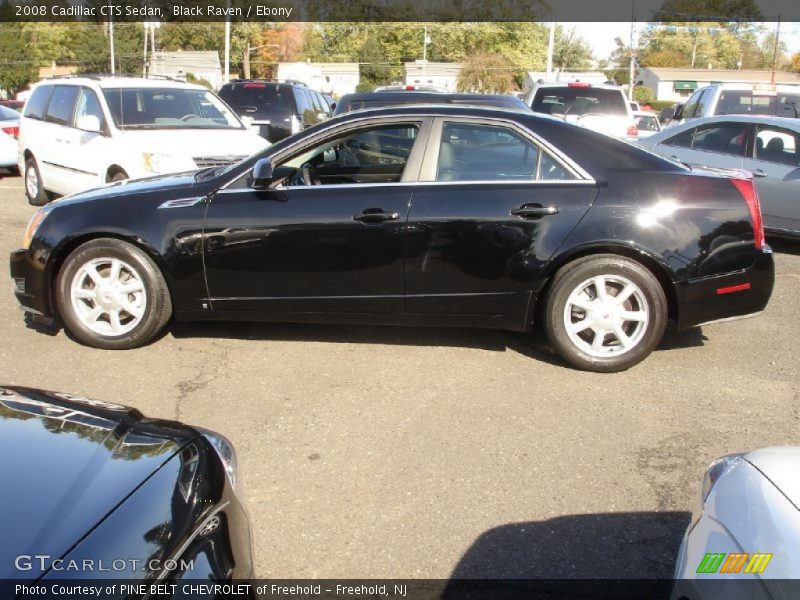 Black Raven / Ebony 2008 Cadillac CTS Sedan