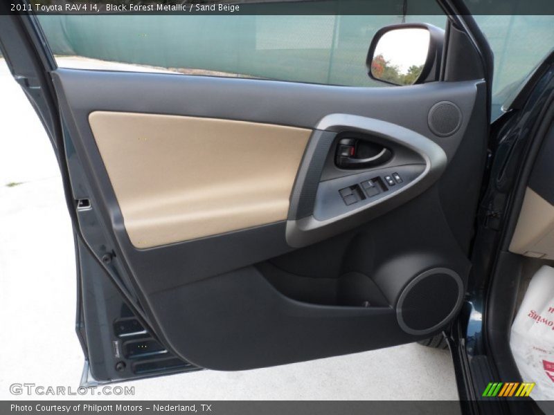 Black Forest Metallic / Sand Beige 2011 Toyota RAV4 I4