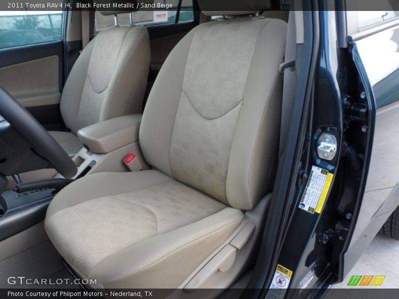 Black Forest Metallic / Sand Beige 2011 Toyota RAV4 I4