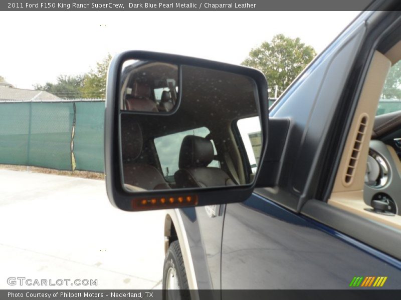 Dark Blue Pearl Metallic / Chaparral Leather 2011 Ford F150 King Ranch SuperCrew