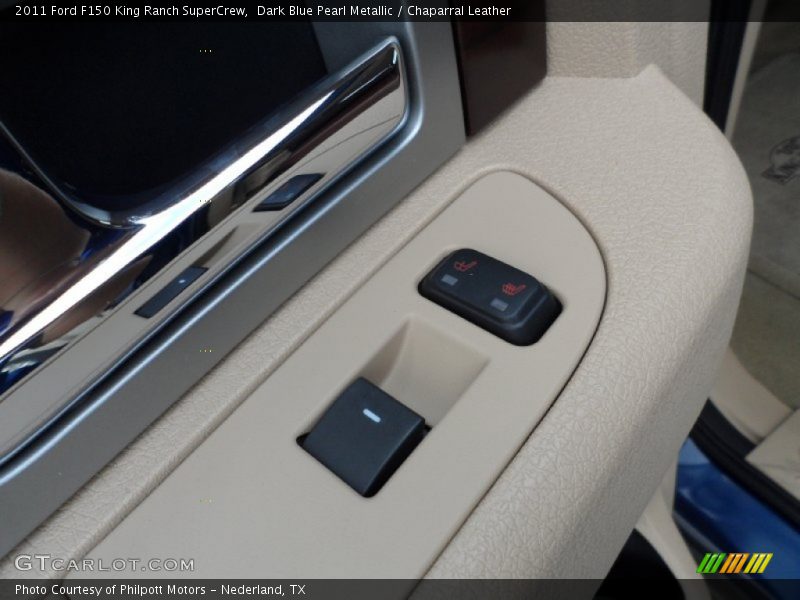 Dark Blue Pearl Metallic / Chaparral Leather 2011 Ford F150 King Ranch SuperCrew