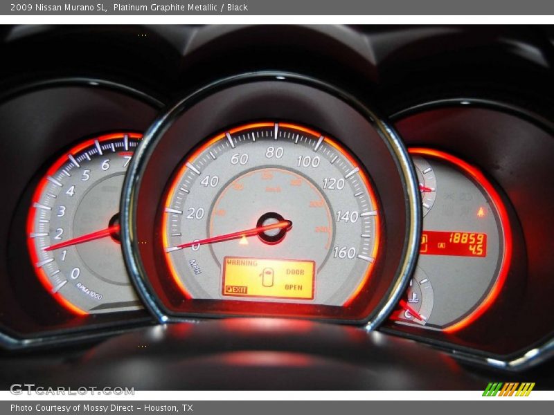 Platinum Graphite Metallic / Black 2009 Nissan Murano SL