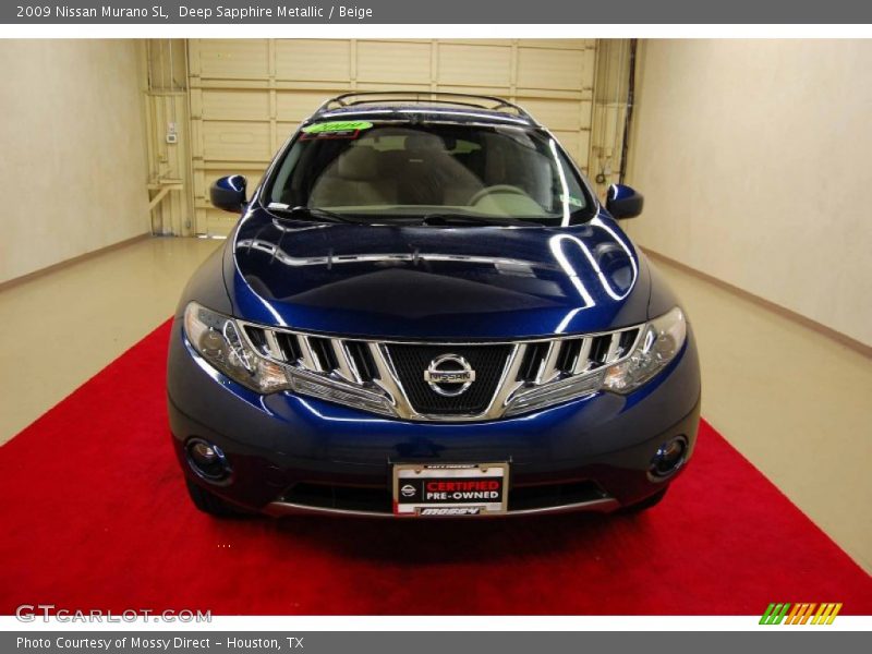 Deep Sapphire Metallic / Beige 2009 Nissan Murano SL