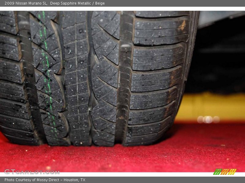 Deep Sapphire Metallic / Beige 2009 Nissan Murano SL