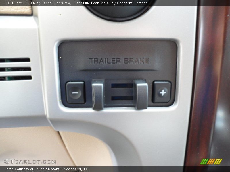 Dark Blue Pearl Metallic / Chaparral Leather 2011 Ford F150 King Ranch SuperCrew