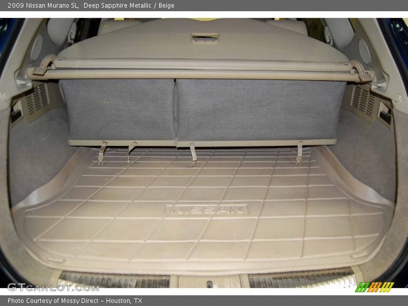 Deep Sapphire Metallic / Beige 2009 Nissan Murano SL