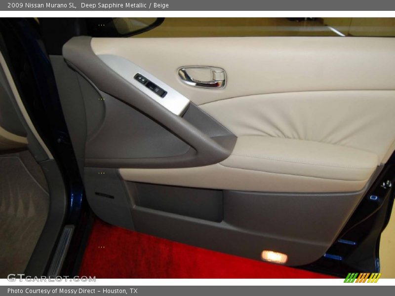 Deep Sapphire Metallic / Beige 2009 Nissan Murano SL