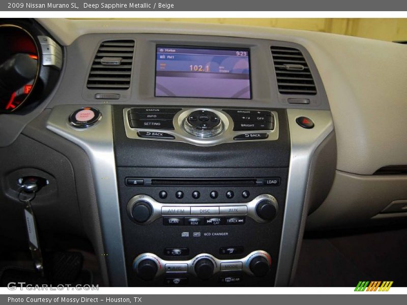 Deep Sapphire Metallic / Beige 2009 Nissan Murano SL