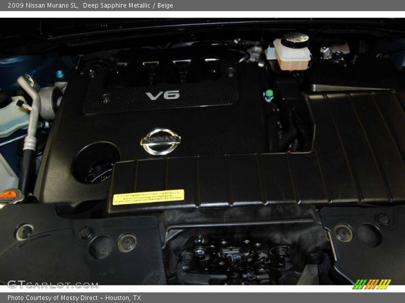 Deep Sapphire Metallic / Beige 2009 Nissan Murano SL