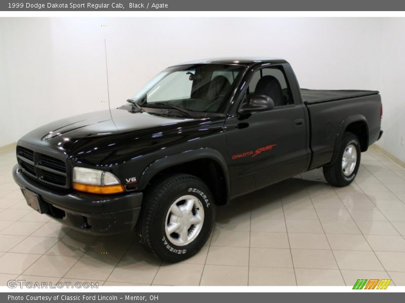 Black / Agate 1999 Dodge Dakota Sport Regular Cab
