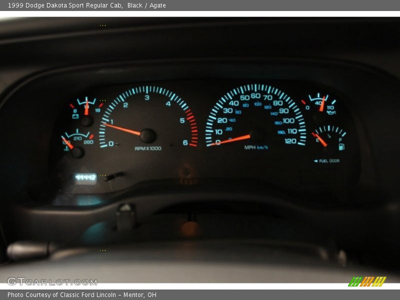  1999 Dakota Sport Regular Cab Sport Regular Cab Gauges