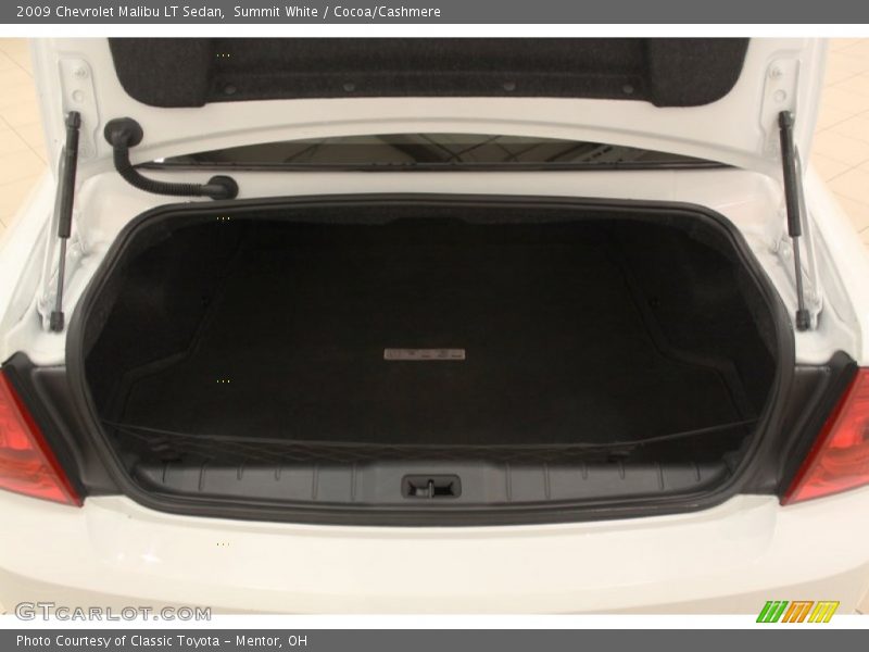 Summit White / Cocoa/Cashmere 2009 Chevrolet Malibu LT Sedan