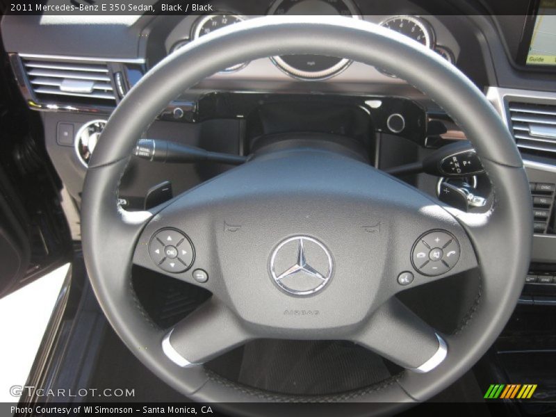 Black / Black 2011 Mercedes-Benz E 350 Sedan