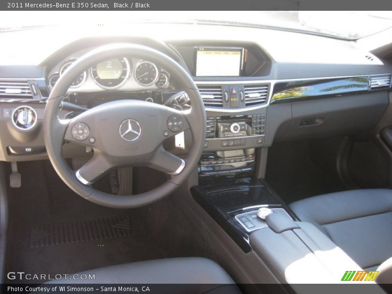 Black / Black 2011 Mercedes-Benz E 350 Sedan