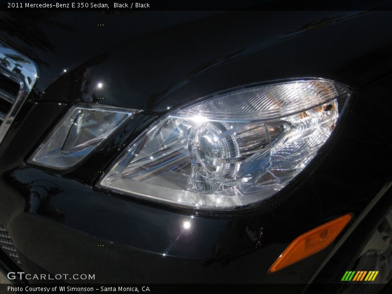 Black / Black 2011 Mercedes-Benz E 350 Sedan