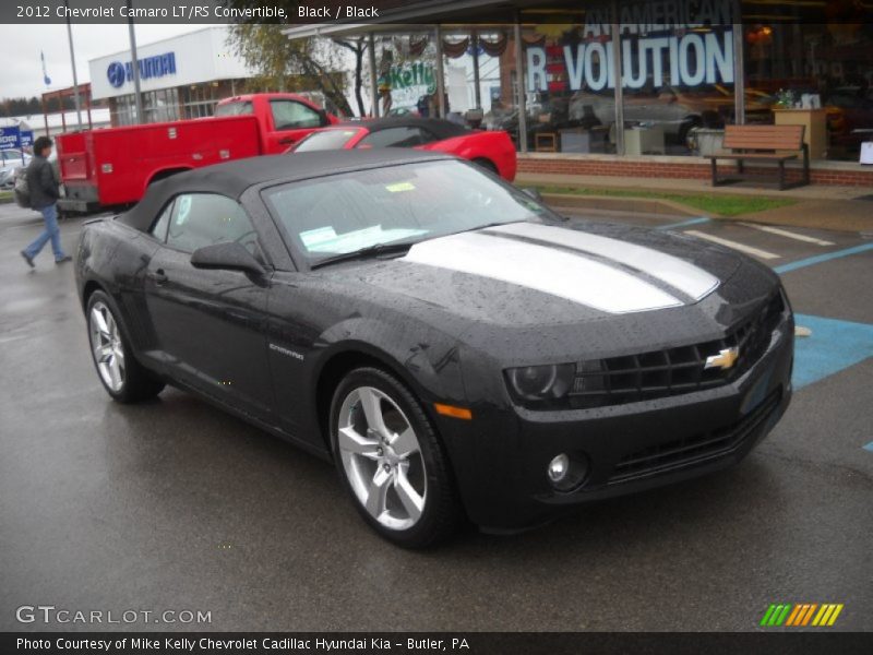 Black / Black 2012 Chevrolet Camaro LT/RS Convertible