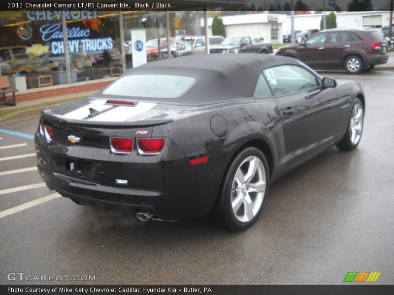 Black / Black 2012 Chevrolet Camaro LT/RS Convertible