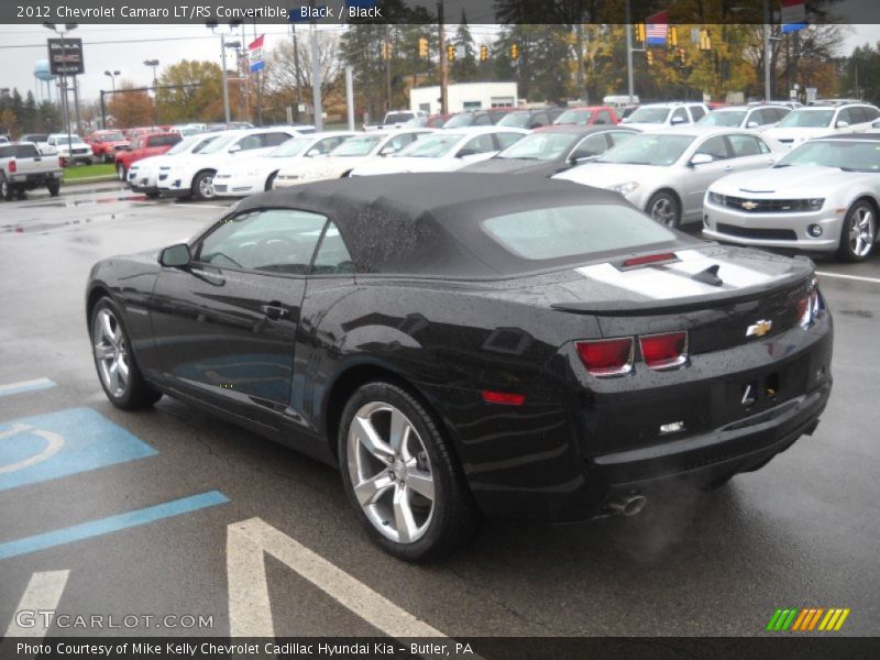 Black / Black 2012 Chevrolet Camaro LT/RS Convertible