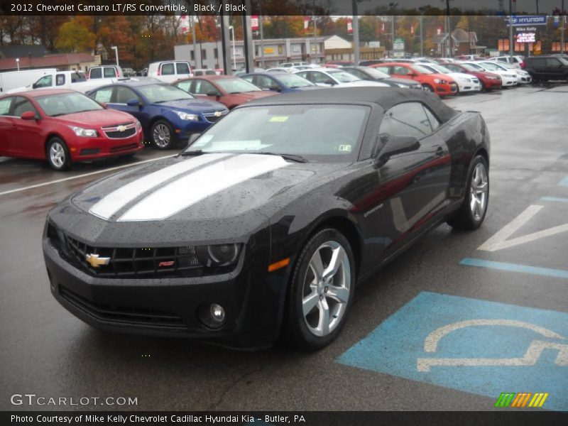 Black / Black 2012 Chevrolet Camaro LT/RS Convertible