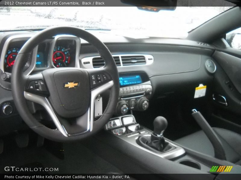 Black / Black 2012 Chevrolet Camaro LT/RS Convertible