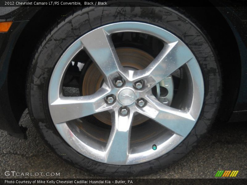 Black / Black 2012 Chevrolet Camaro LT/RS Convertible