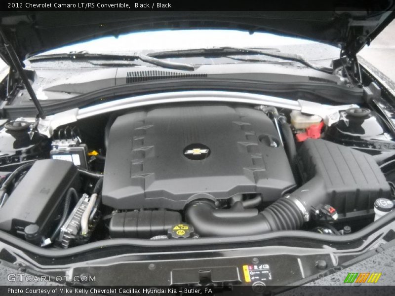 Black / Black 2012 Chevrolet Camaro LT/RS Convertible