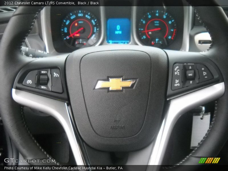 Black / Black 2012 Chevrolet Camaro LT/RS Convertible