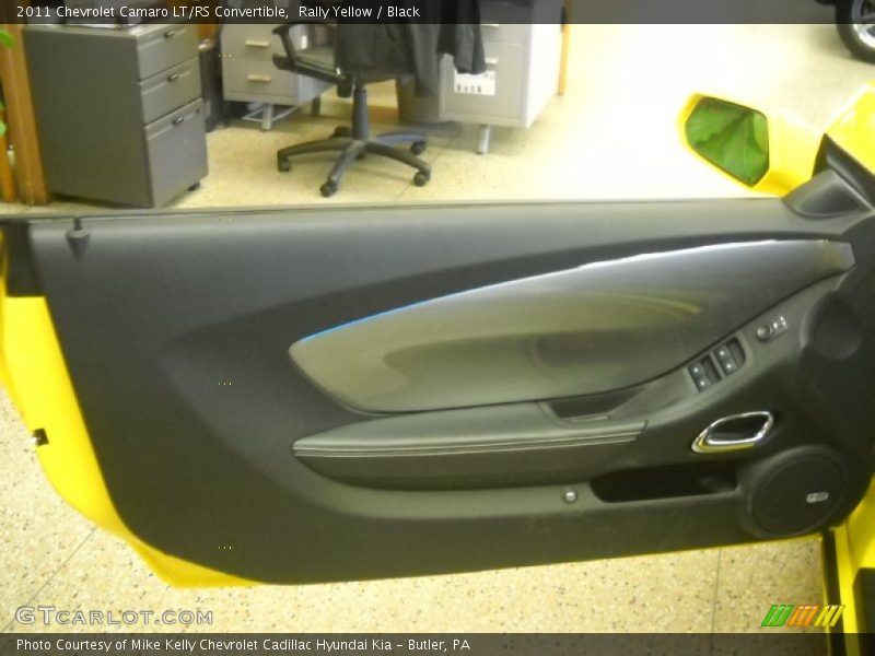 Rally Yellow / Black 2011 Chevrolet Camaro LT/RS Convertible