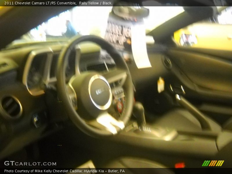 Rally Yellow / Black 2011 Chevrolet Camaro LT/RS Convertible