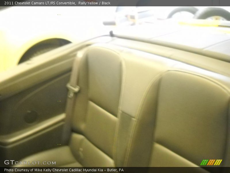Rally Yellow / Black 2011 Chevrolet Camaro LT/RS Convertible