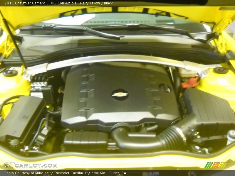 Rally Yellow / Black 2011 Chevrolet Camaro LT/RS Convertible