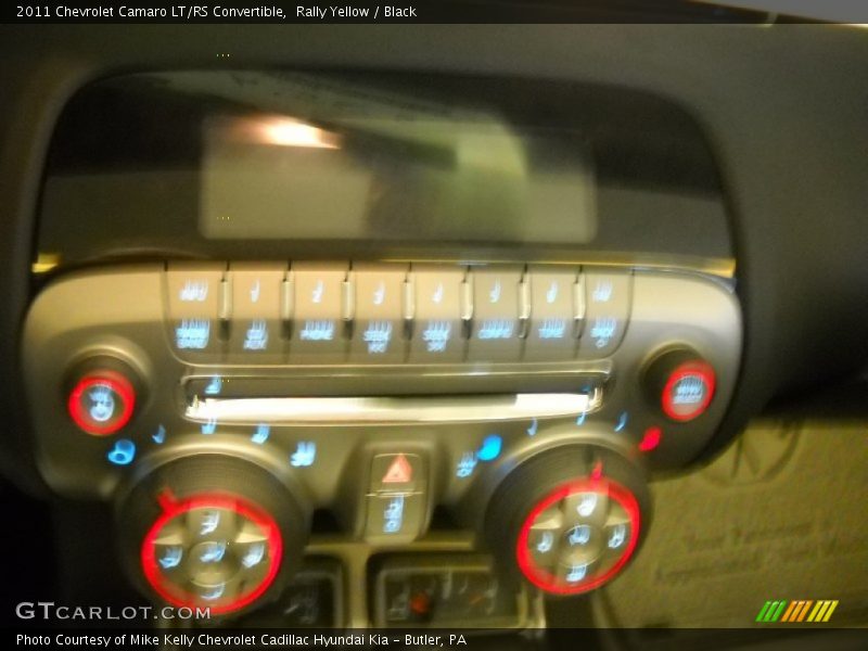 Rally Yellow / Black 2011 Chevrolet Camaro LT/RS Convertible