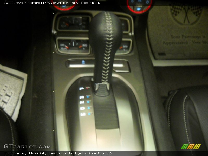 Rally Yellow / Black 2011 Chevrolet Camaro LT/RS Convertible