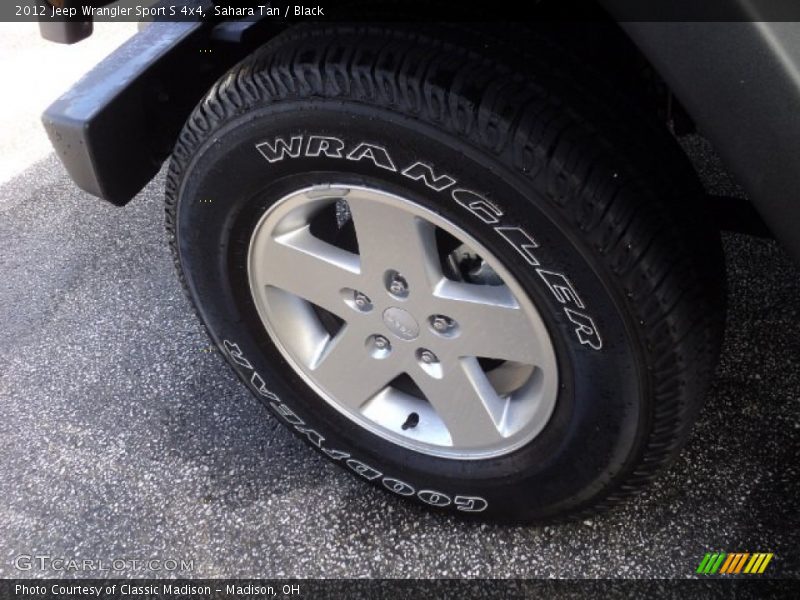 Sahara Tan / Black 2012 Jeep Wrangler Sport S 4x4