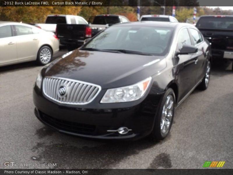 Carbon Black Metallic / Ebony 2012 Buick LaCrosse FWD