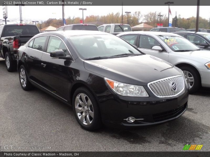 Carbon Black Metallic / Ebony 2012 Buick LaCrosse FWD