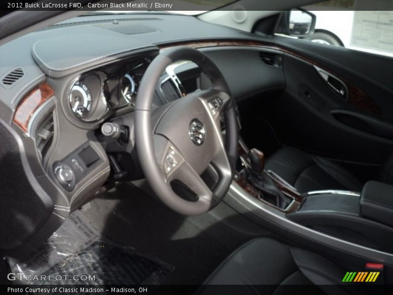 Carbon Black Metallic / Ebony 2012 Buick LaCrosse FWD