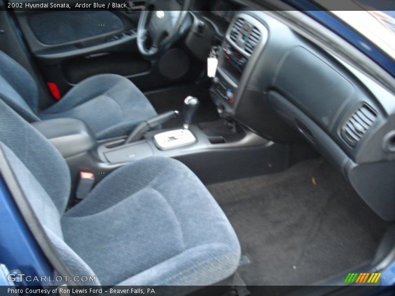 Ardor Blue / Black 2002 Hyundai Sonata