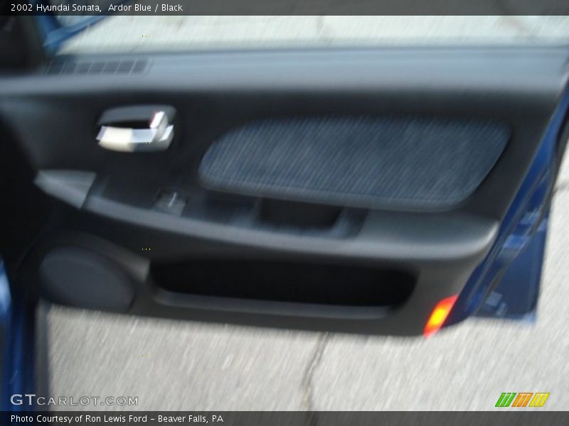Ardor Blue / Black 2002 Hyundai Sonata