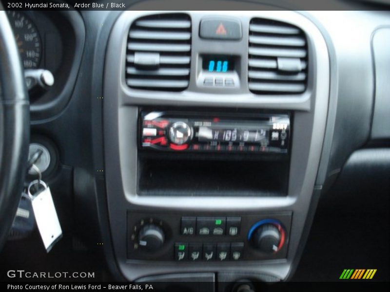 Ardor Blue / Black 2002 Hyundai Sonata