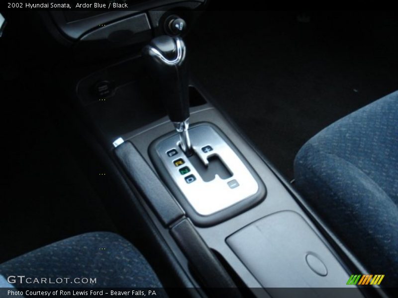 Ardor Blue / Black 2002 Hyundai Sonata