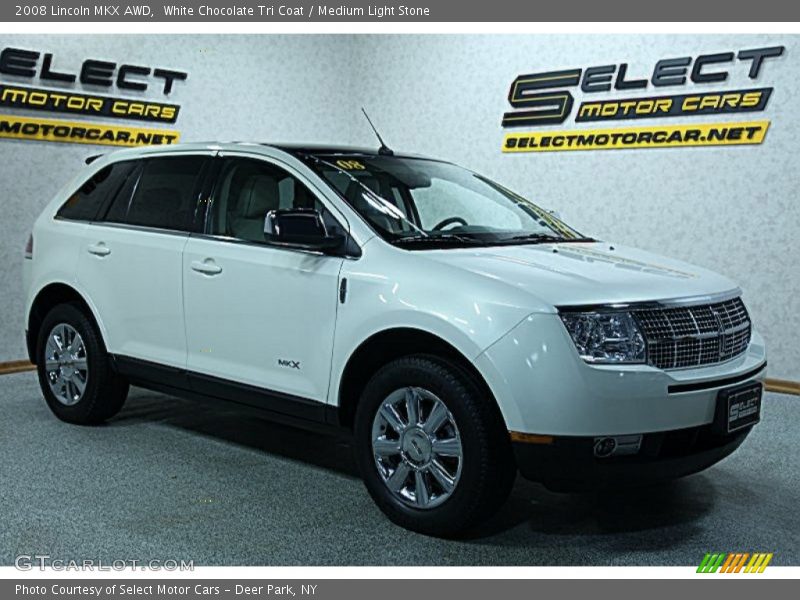 White Chocolate Tri Coat / Medium Light Stone 2008 Lincoln MKX AWD