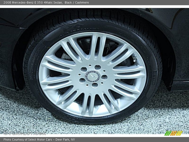 Black / Cashmere 2008 Mercedes-Benz E 350 4Matic Sedan